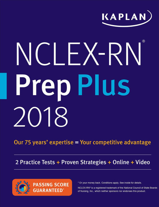 NCLEX-RN Prep Plus 2018: 2 Practice Tests + Proven Strategies + Online + Video