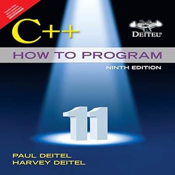 C++ How To Program, 9Th Edition By Harvey M. Deitel